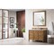 James Martin Vanities Brittany 48in Single Vanity, Saddle Brown w/ 3 CM Eternal Jasmine Pearl Quartz Top 650-V48-SBR-3EJP - alternate 5
